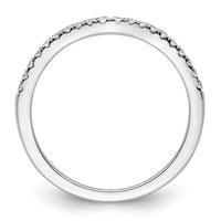 Load image into Gallery viewer, 14k White Gold 1/5 carat Diamond Contoured Complete Wedding Band
