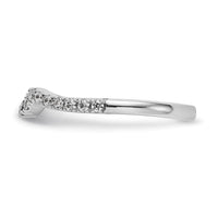 Load image into Gallery viewer, 14k White Gold Diamond Wedding Band
