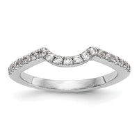 Load image into Gallery viewer, 14k White Gold Diamond Wedding Band
