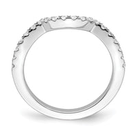 Load image into Gallery viewer, 14k White Gold Diamond Wedding Band
