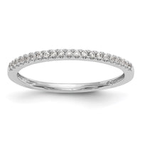 Load image into Gallery viewer, 14K White Gold 1/10 carat Diamond Complete Wedding Band
