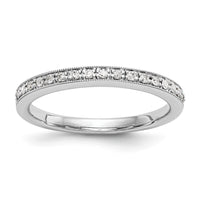 Load image into Gallery viewer, 14k White Gold 1/4 carat Diamond Set of 2 Complete Wedding Bands
