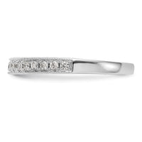Load image into Gallery viewer, 14K White Gold 1/4 carat Diamond Complete Wedding Band
