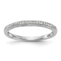 Load image into Gallery viewer, 14K White Gold 1/15 carat Diamond Complete Wedding Band
