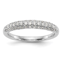 Load image into Gallery viewer, 14K White Gold 1/3 carat Diamond Complete Wedding Band
