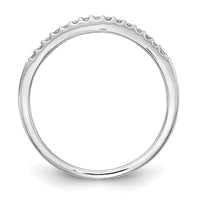 Load image into Gallery viewer, 14k White Gold 1/8 carat Diamond Complete Wedding Band
