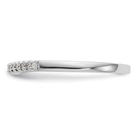 Load image into Gallery viewer, 14k White Gold 1/8 carat Diamond Complete Wedding Band
