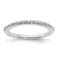 Load image into Gallery viewer, 14K White Gold 1/5 carat Diamond Complete Wedding Band
