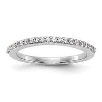 Load image into Gallery viewer, 14K White Gold 1/4 carat Diamond Complete Wedding Band
