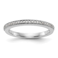 Load image into Gallery viewer, 14K White Gold 1/6 carat Diamond Complete Wedding Band
