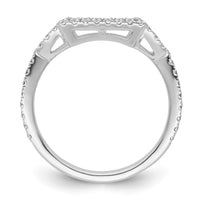 Load image into Gallery viewer, 14K White Gold 1/3 carat Diamond Contoured Complete Wedding Band
