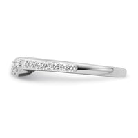 Load image into Gallery viewer, 14K White Gold 1/3 carat Diamond Contoured Complete Wedding Band
