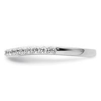 Load image into Gallery viewer, 14K White Gold 1/3 carat Diamond Contoured Complete Wedding Band
