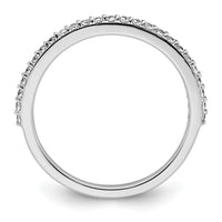 Load image into Gallery viewer, 14K White Gold 1/4 carat Diamond Complete Wedding Band
