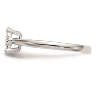 Load image into Gallery viewer, 14K White Gold Halo Cluster 1/3 carat Diamond Complete Engagement Ring
