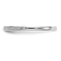 Load image into Gallery viewer, 14k White Gold 1/6 carat Diamond Set of 2 Complete Wedding Bands
