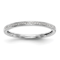 Load image into Gallery viewer, 14k White Gold 1/6 carat Diamond Set of 2 Complete Wedding Bands
