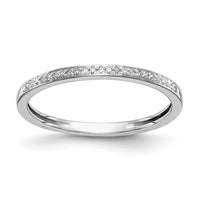 Load image into Gallery viewer, 14k White Gold 1/6 carat Diamond Set of 2 Complete Wedding Bands
