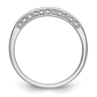 Load image into Gallery viewer, 14k White Gold 1/6 carat Diamond Complete Wedding Band
