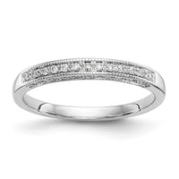 Load image into Gallery viewer, 14k White Gold 1/6 carat Diamond Complete Wedding Band
