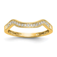 Load image into Gallery viewer, 14k Yellow Gold Diamond Wedding Band
