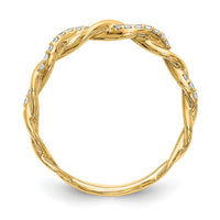 Load image into Gallery viewer, 14k Yellow Gold Diamond Wedding Band
