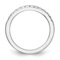 Load image into Gallery viewer, 14k White Gold 1/5 carat Diamond Complete Wedding Band
