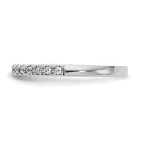 Load image into Gallery viewer, 14k White Gold 1/5 carat Diamond Complete Wedding Band
