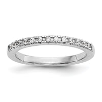 Load image into Gallery viewer, 14k White Gold 1/5 carat Diamond Complete Wedding Band
