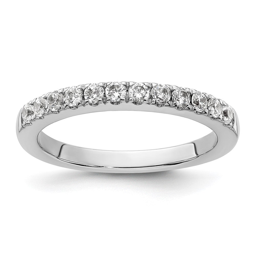 14k White Gold 1/2 carat Diamond Complete Wedding Band
