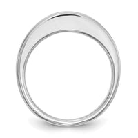 Load image into Gallery viewer, 14k White Gold Channel-set 1/2 carat Baguette/Round Diamond Complete Wedding Band
