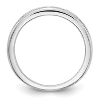 Load image into Gallery viewer, 14k White Gold 1/8 carat Diamond Complete Wedding Band
