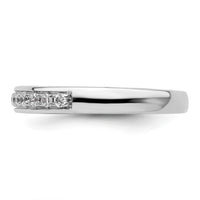 Load image into Gallery viewer, 14k White Gold 1/5 carat Diamond Complete Wedding Band
