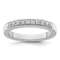 Load image into Gallery viewer, 14k White Gold 1/5 carat Diamond Complete Wedding Band
