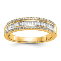 Load image into Gallery viewer, 14k Yellow Gold Diamond Wedding Band
