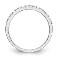Load image into Gallery viewer, 14k White Gold 1/10 carat Diamond Complete Wedding Band
