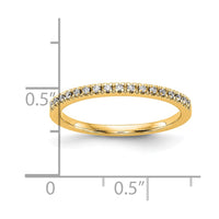 Load image into Gallery viewer, 14k Yellow Gold Diamond Wedding Band
