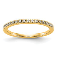 Load image into Gallery viewer, 14k Yellow Gold Diamond Wedding Band
