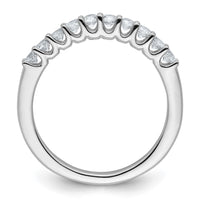 Load image into Gallery viewer, 14k White Gold 1/2 carat Diamond Complete Wedding Band
