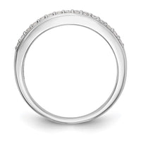 Load image into Gallery viewer, 14k White Gold 1/5 carat Diamond Complete Wedding Band
