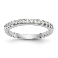 Load image into Gallery viewer, 14k White Gold 1/4 carat Diamond Complete Wedding Band
