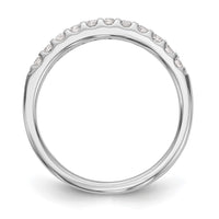 Load image into Gallery viewer, 14k White Gold 1/3 carat Diamond Complete Wedding Band
