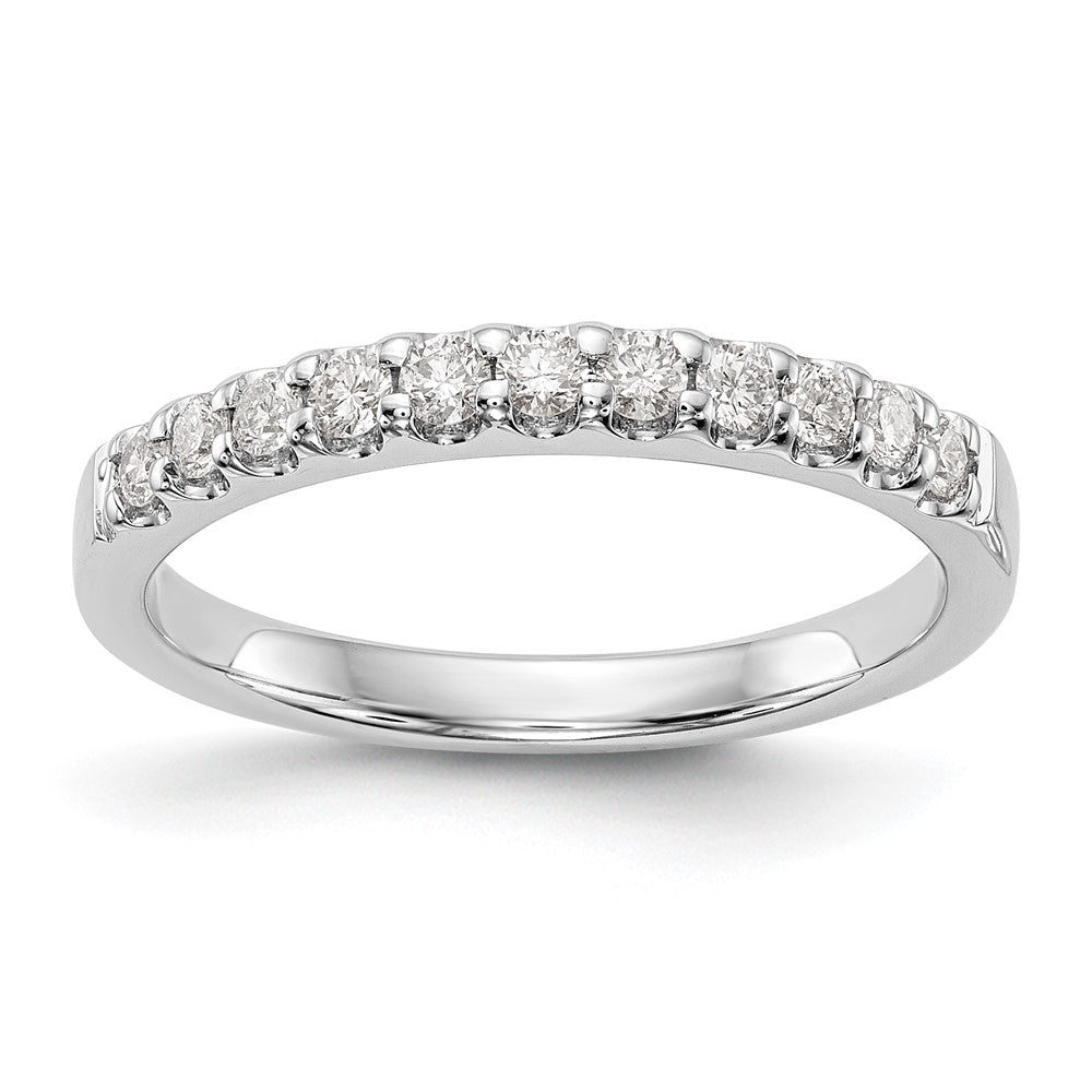 14k White Gold 1/3 carat Diamond Complete Wedding Band