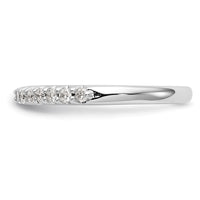 Load image into Gallery viewer, 14k White Gold 1/4 carat Diamond Complete Wedding Band

