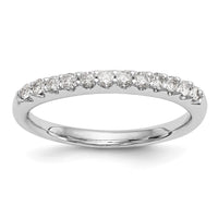 Load image into Gallery viewer, 14k White Gold 1/4 carat Diamond Complete Wedding Band

