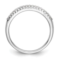 Load image into Gallery viewer, 14k White Gold 1/10 carat Diamond Complete Wedding Band
