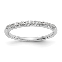Load image into Gallery viewer, 14k White Gold 1/10 carat Diamond Complete Wedding Band
