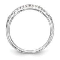 Load image into Gallery viewer, 14k White Gold 1/6 carat Diamond Complete Wedding Band
