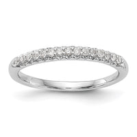 Load image into Gallery viewer, 14k White Gold 1/6 carat Diamond Complete Wedding Band
