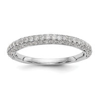 Load image into Gallery viewer, 14k White Gold 3/4 carat Diamond Complete Wedding Band
